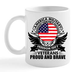 Show details for Proud and Brave Coffee Mug Picture of Proud and Brave Coffee Mug